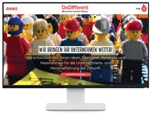 Homepage Webauftritt DoDifferent